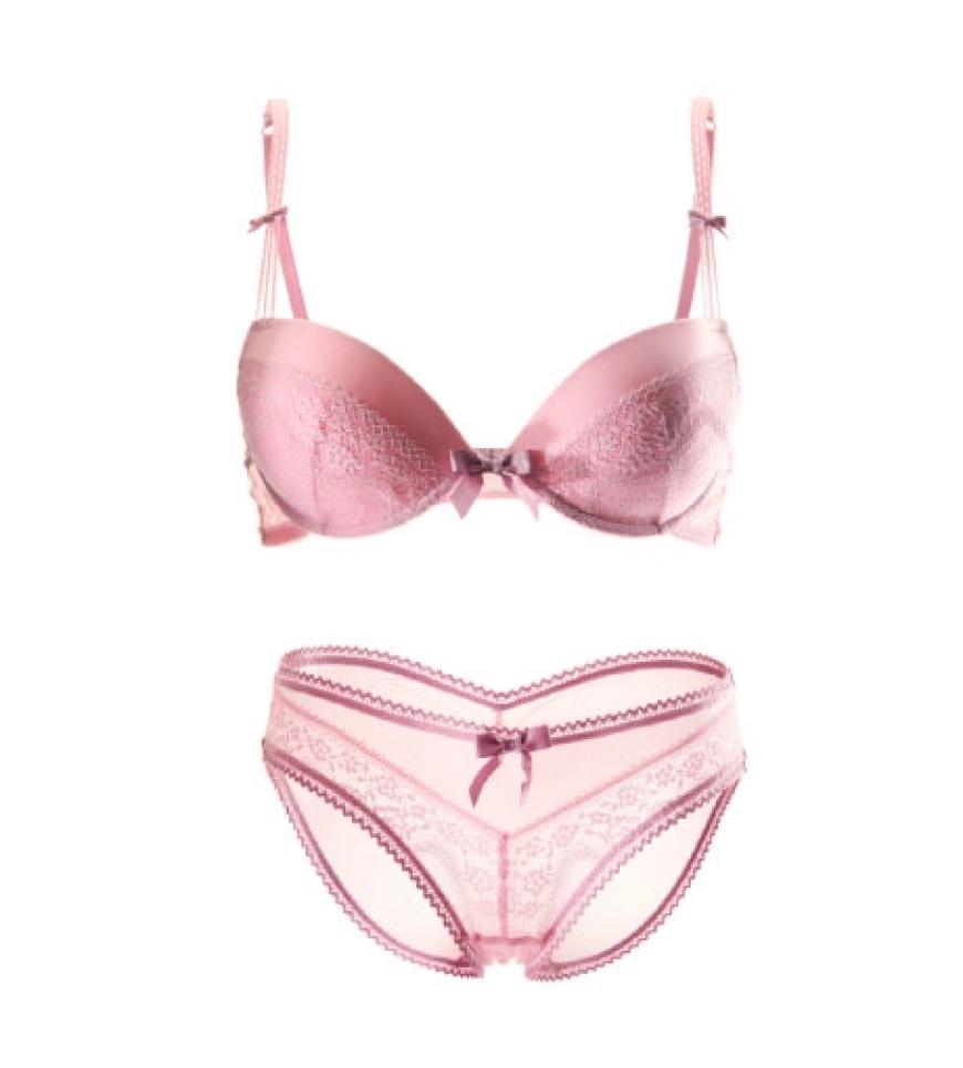 Romantik von New Yorker: gepolsterter BH ca. 15 Euro, Slip ca. 10 Euro