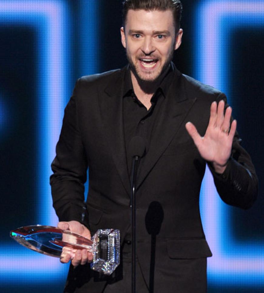 Mit insgesamt drei Auszeichnungen gehörte Justin Timberlake zu den Abräumern des Abends