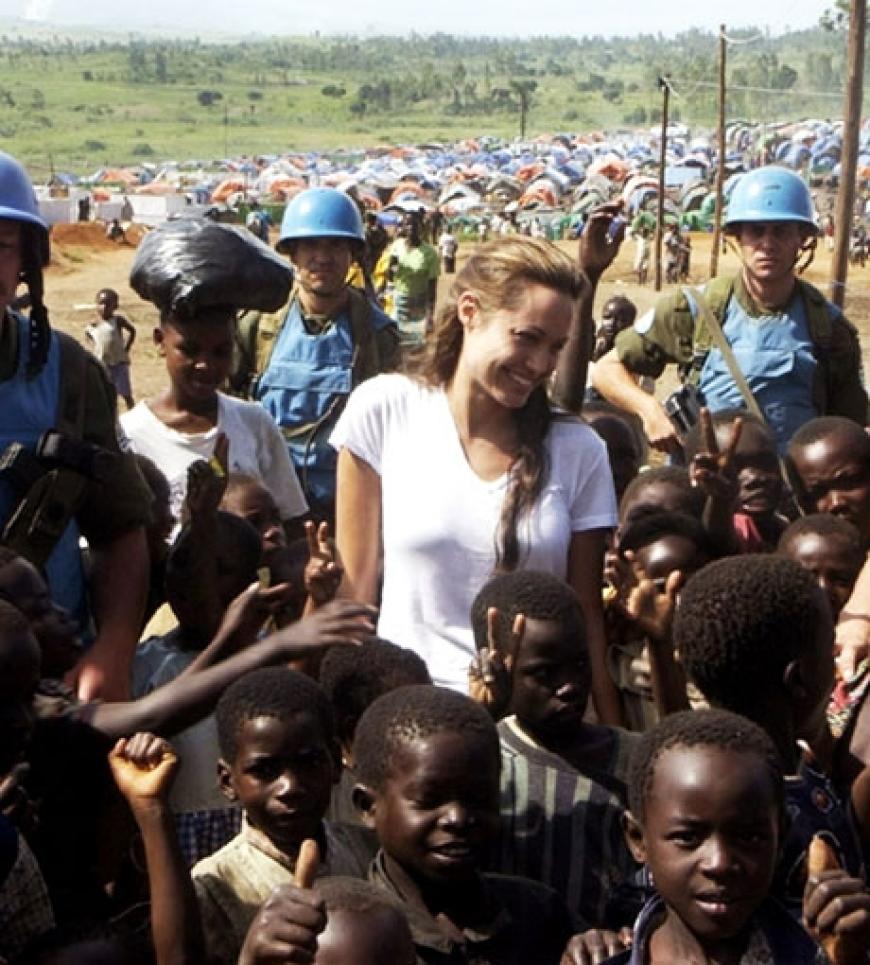 Angelina Jolie im Kongo