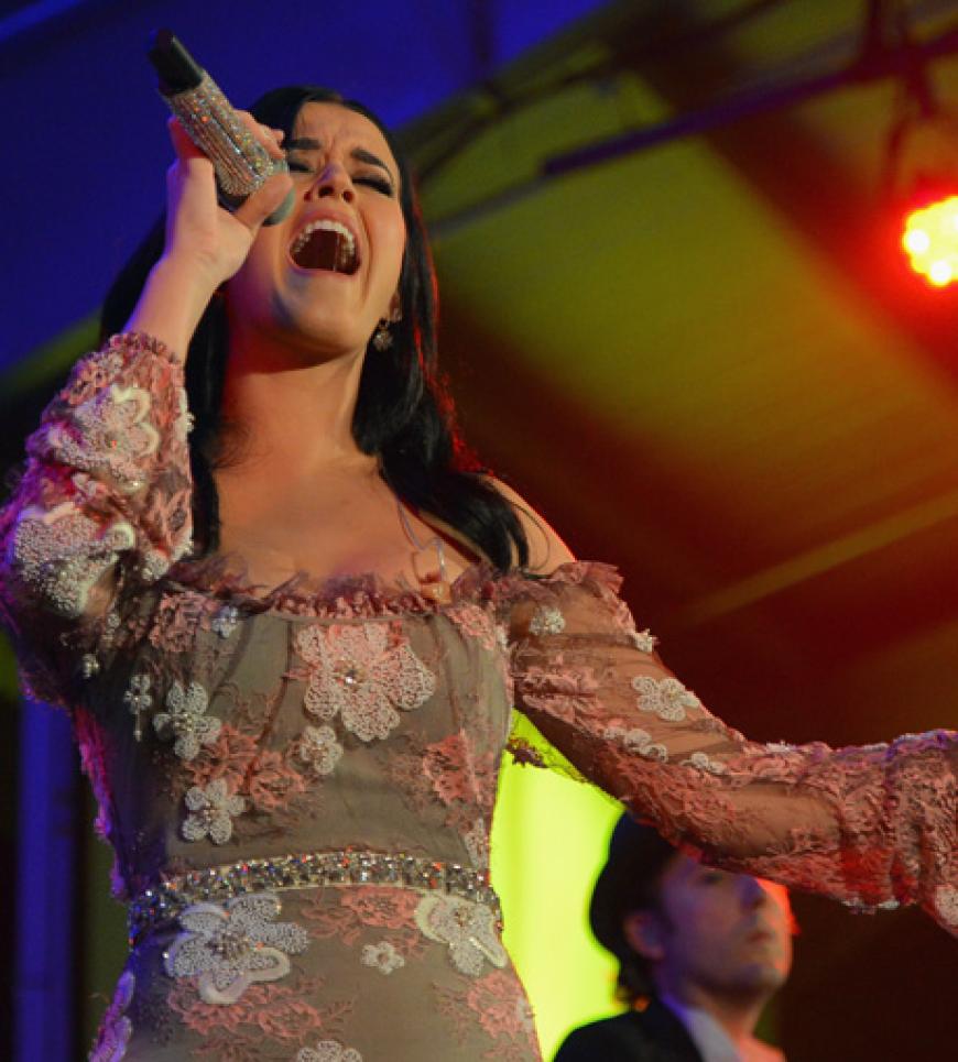 Katy Perry sorgte für das musikalische Highlight