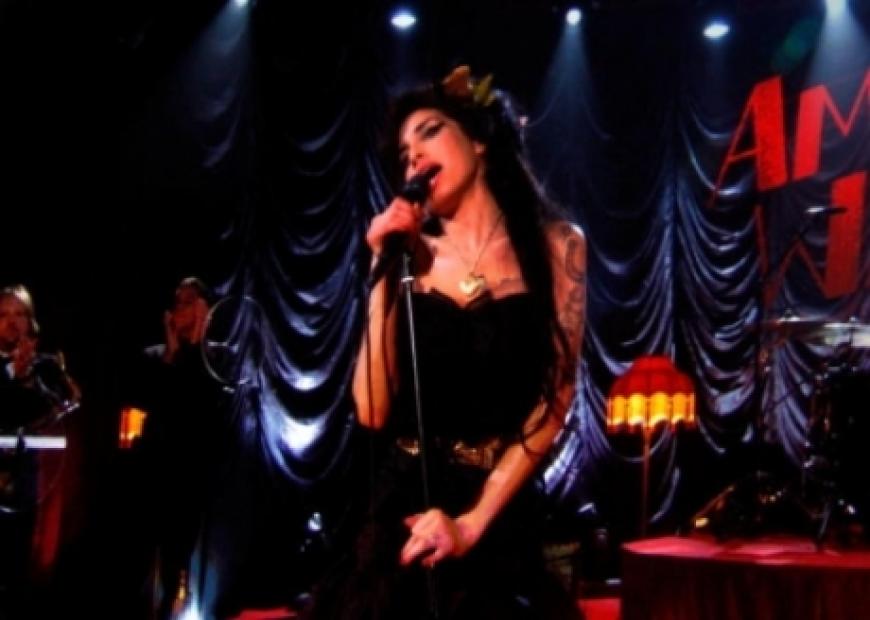 Der Auftritt von Amy Winehouse wurde per Satellit aus London übertragen