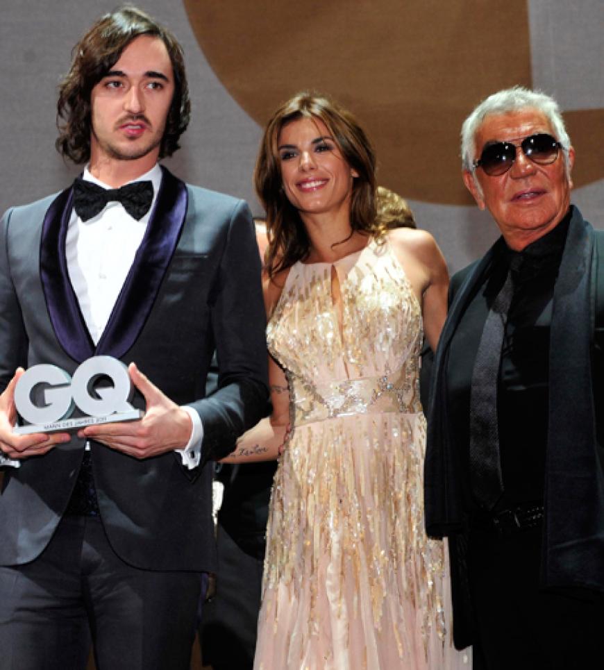 Emotionaler Höhepunkt des Abends war sicherlich die Auszeichnung für Roberto Cavalli. Er holte sichtlich stolz seinen 25-jährigen Sohn Daniele auf die Bühne und dankte seiner Laudatorin´ Elisabetta Canalis
