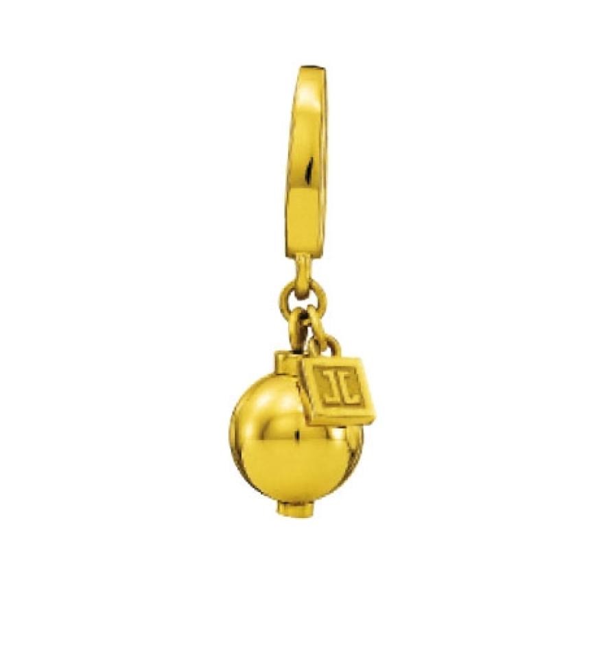 Goldkugel mit Logo-Plättchen von Jette Joop, ca. 190 Euro