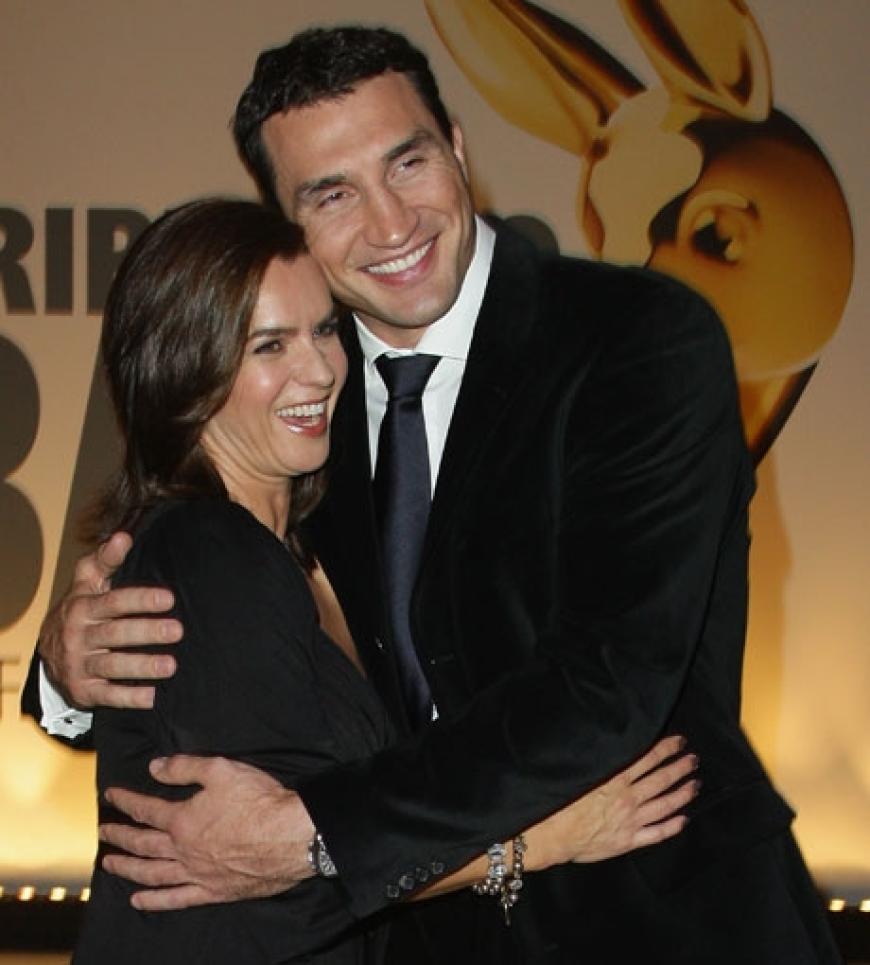 Gute Freunde: Katharina Witt und Wladimir Klitschko