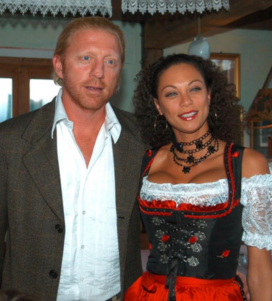 Auf der Wiesn: Boris und Lilly im September 2007