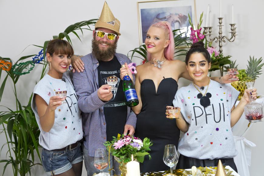 Ob Kuchenschlacht, Russisches Dinner mit viel Alkohol oder Bistrokonzert mit cooler After-Show-Party: Bei der witzigen Runde kam keine Langweile auf!
