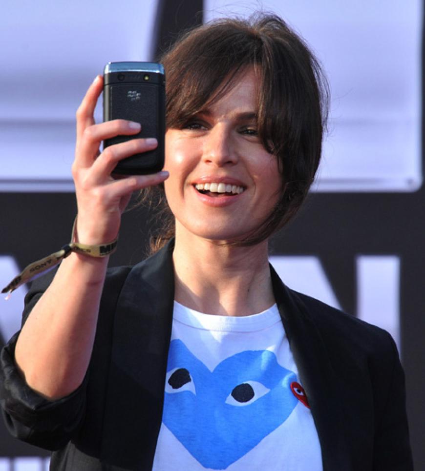 Natalia Avelon hielt das Spektakel mit der privaten Kamera fest
