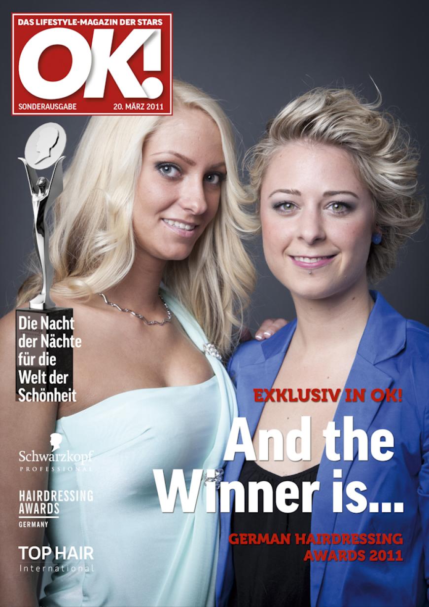 Einmal im Leben das Cover der OK! zieren! Für die Gäste des „German Hairdressing Award 2012“ wurde dieses Traum Wirklichkeit. Jeder Gast des Gala-Abends konnte an einem persönlichen OK! Fotoshooting teilnehmen - und die tollen Ergebnisse sehen Sie hier! Viel Spaß beim Durchklicken!