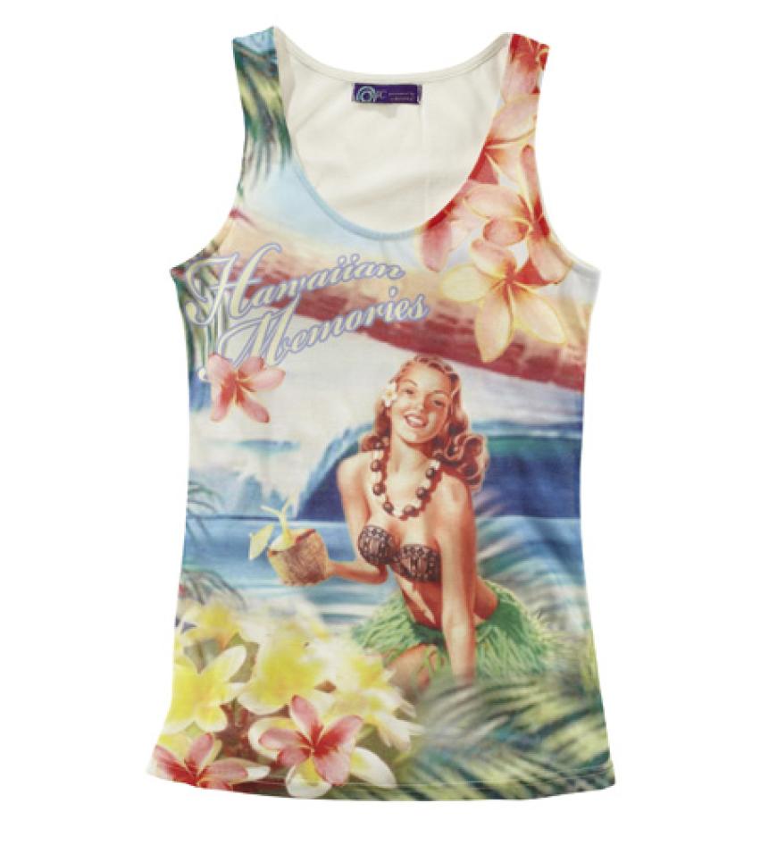 Die Temperaturen haben endlich die 30 Grad-Marke geknackt, Sommer-Feeling macht sich breit und man wünscht sich an den Strand von Hawaii… Damit können wir zwar nicht dienen, diese heißen Trend-Teile im Karibik-Look sorgen aber trotzdem für gute Laune im Büro! Tanktop über otto.de, ca. 15 Euro