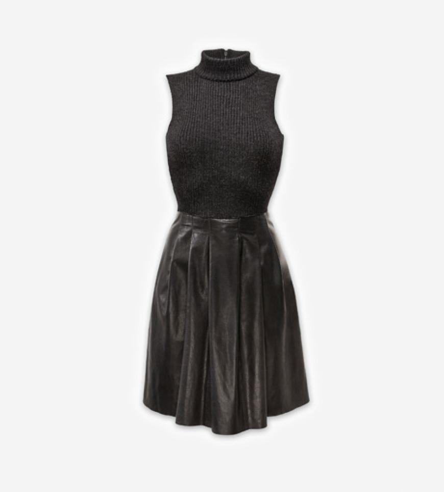 Lederkleid mit Strickbustier von Marc O' Polo, ca. 600 Euro