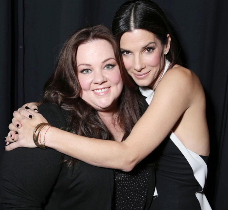 Neue BFFs? Melissa McCarthy und Sandra Bullock auf Kuschelkurs. Die beiden promoten aktuell ihren neuen Film