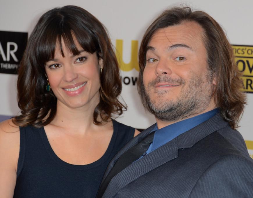 Jack Black mit seiner Frau Tanya Haden