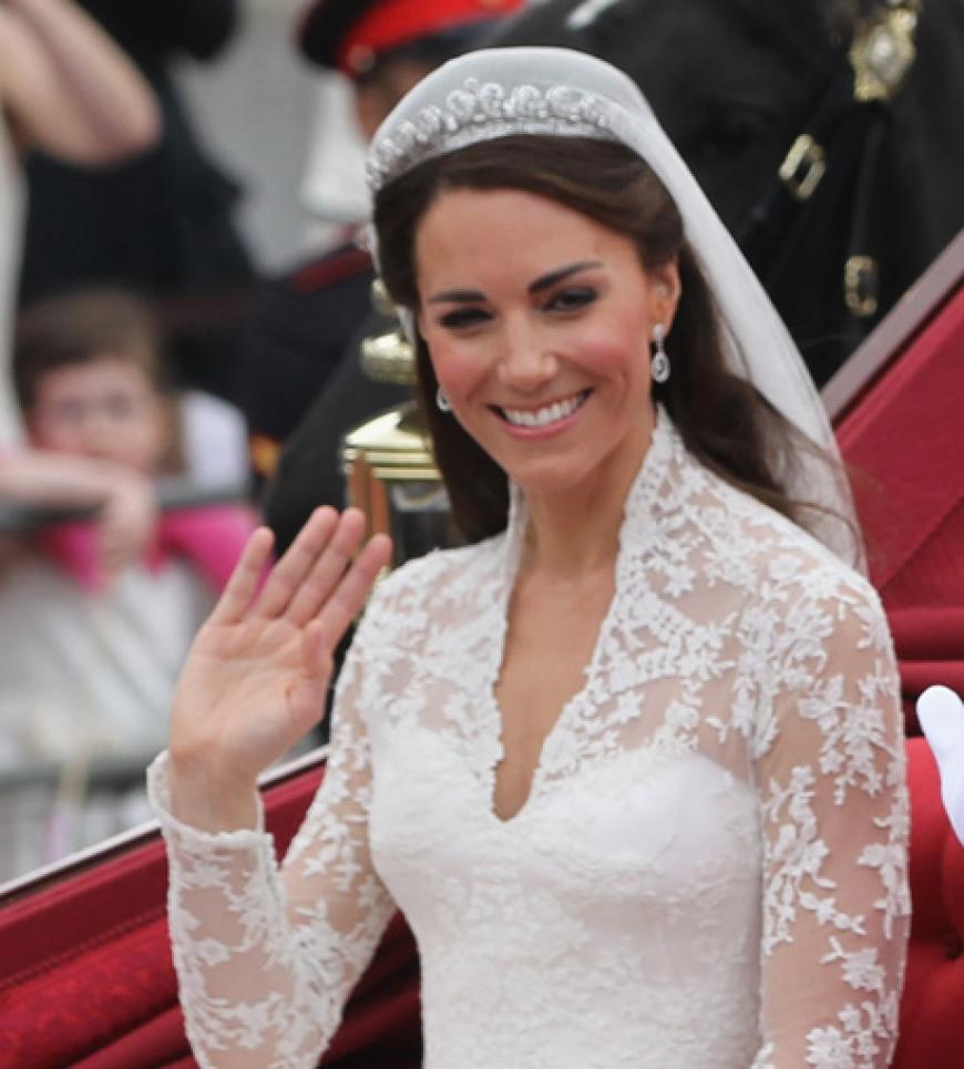 Strahlend schön: Kate Middleton bei ihrer Hochzeit 2011 in London