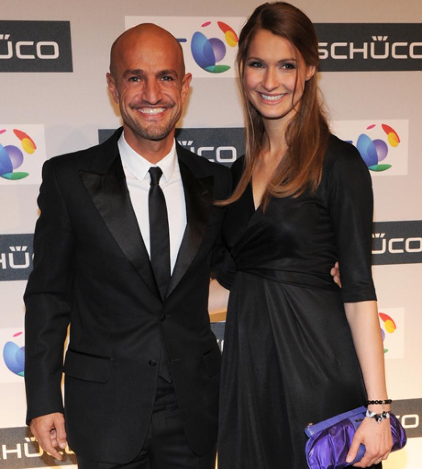 Modelscout Peyman Amin und seine Begleitung Miriam Mack