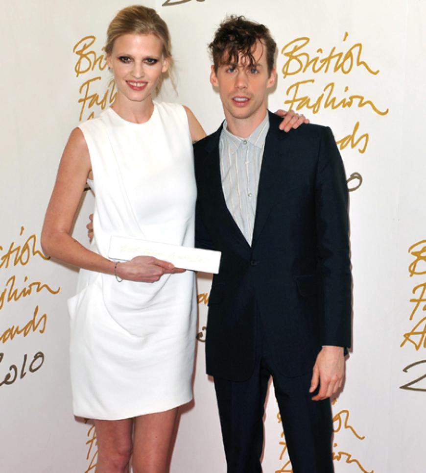 Topmodel Lara Stone mit Musiker Johnny Borrell
