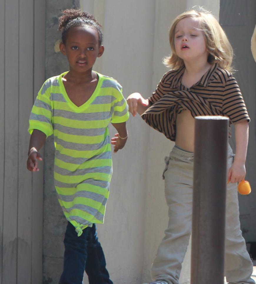 Die beiden Mädels Zahara, 6, und ihre Schwester´ Shiloh, 5
