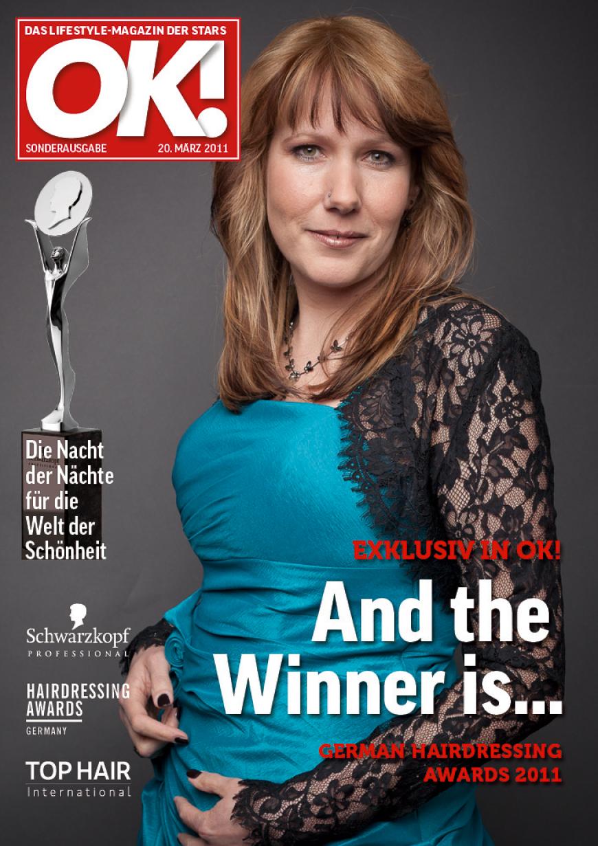 Einmal im Leben das Cover der OK! zieren! Für die Gäste des „German Hairdressing Award 2011“ wurde dieses Traum Wirklichkeit. Jeder Gast des Abends konnte an einem persönlichen OK! Fotoshooting teilnehmen - und die eindrucksvollen Ergebnisse sehen Sie hier! Viel Spaß beim Durchklicken!