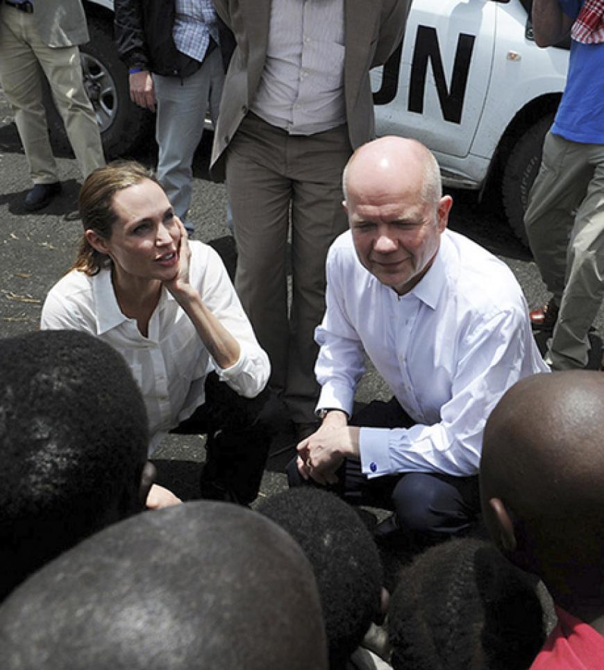 Angelina Jolie im März unterwegs im Kongo.