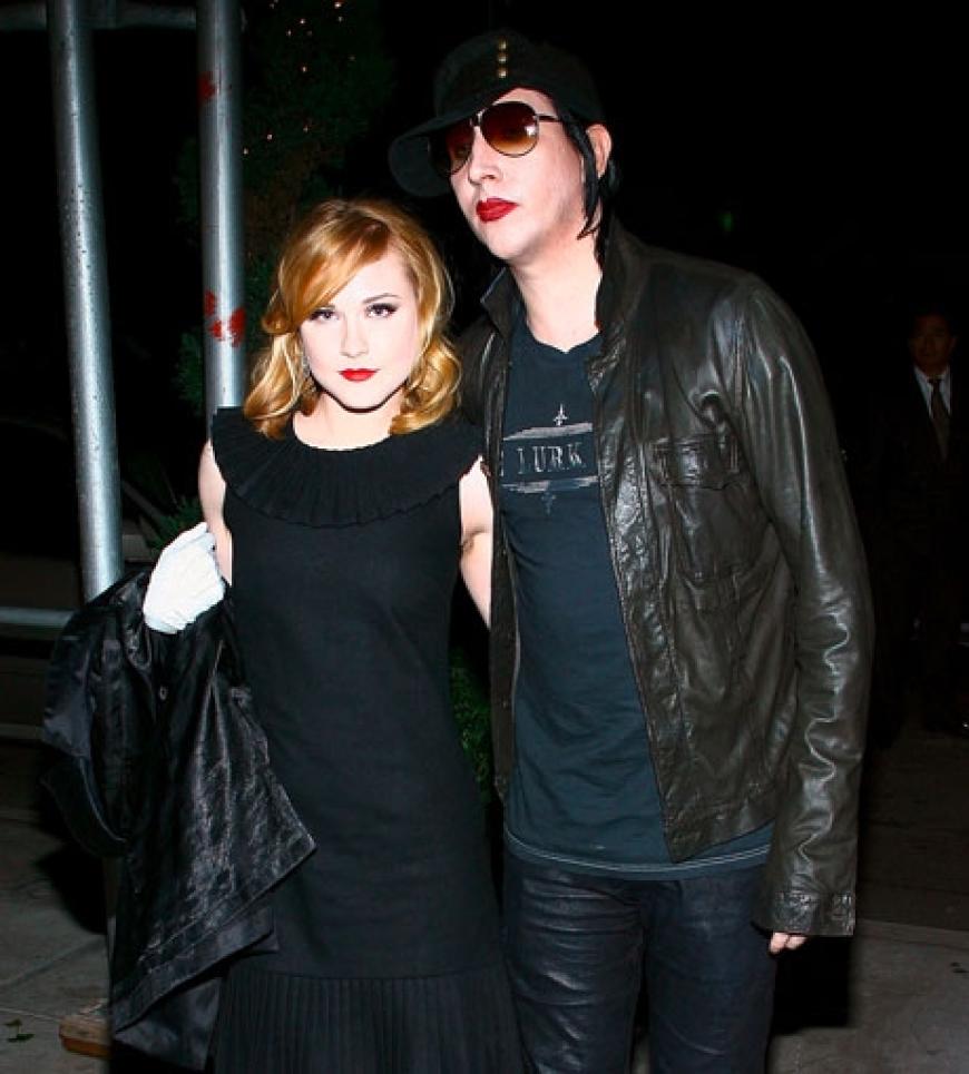 Auch sie gehen in Zukunft getrennte Wege: Rachel Evan Wood und Schock-Rocker Marilyn Manson