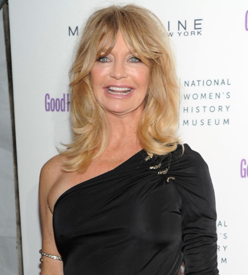 Strahlte über beide Ohren: Goldie Hawn. Obs daran liegt, dass sie bald zum zweiten Mal Oma wird?