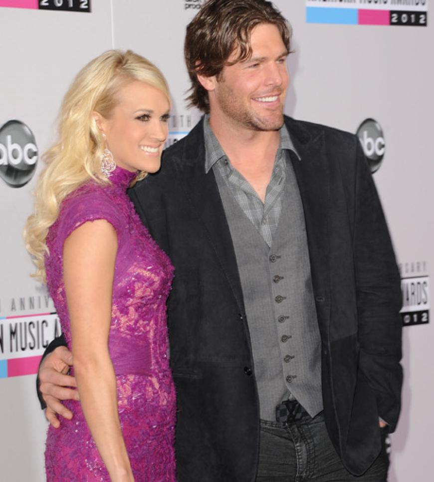 Verliebt: Sängerin Carrie Underwood mit Mike Fisher