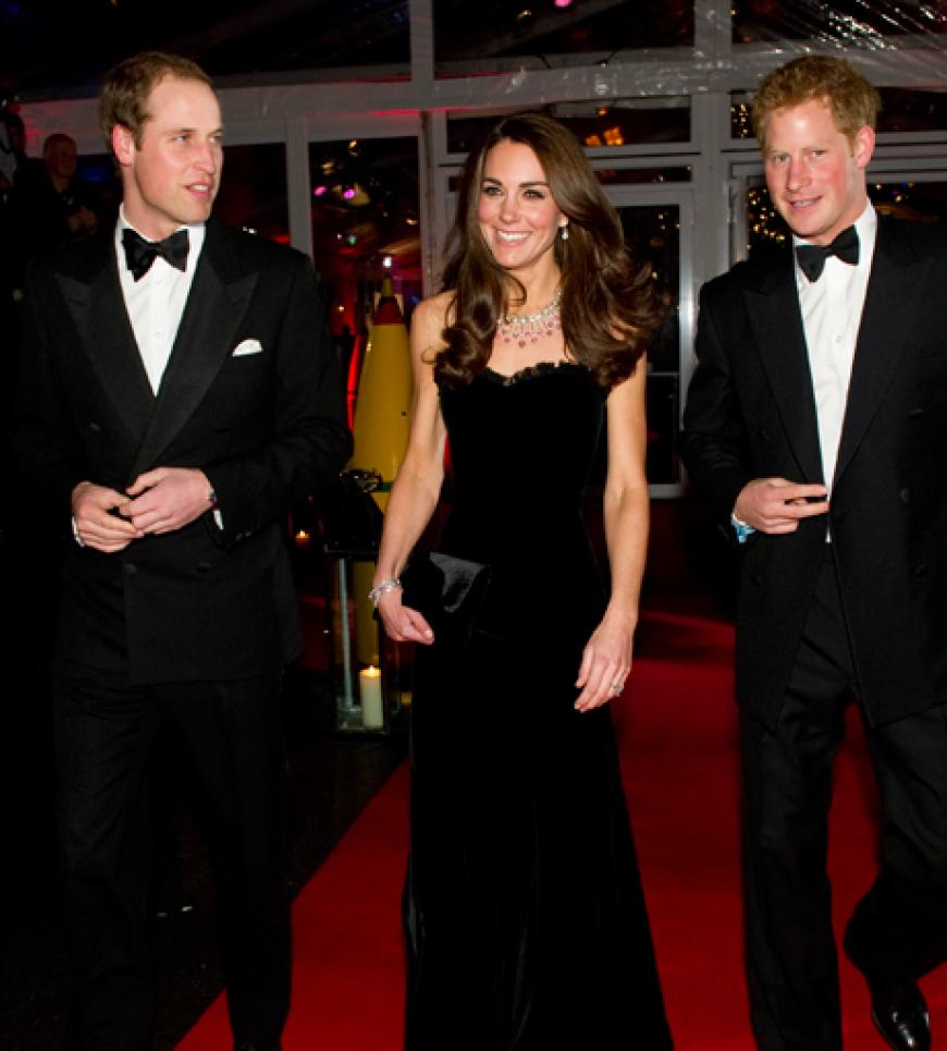 Cooles Trio: Die Royals: Prinz William, Herzogin Catherine und Prinz Harry