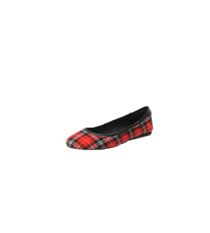 Karo: Ballerinas im Schotten-Look über Asos.com, ca. 15 Euro