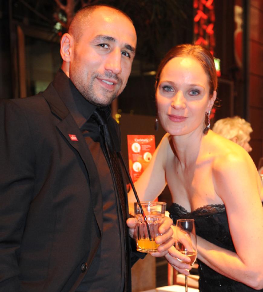 Boxer Arthur Abraham mit Schauspielerin Jeanette Hain