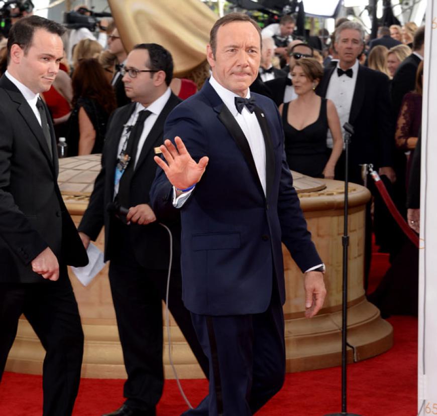 Kevin Spacey war auch da. Seine vielfach nominierte Internet-Serie