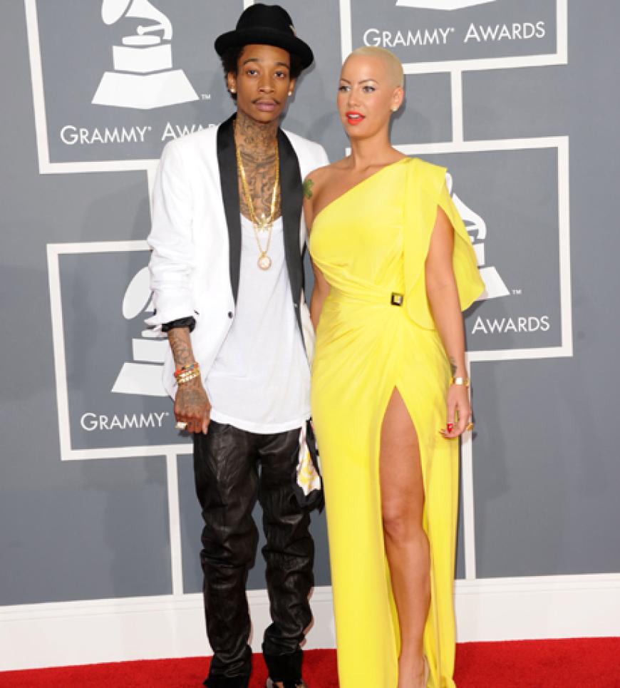 Wiz Khalifa und Amber Rose sorgten mit ihren Outfits für viel Aufsehen
