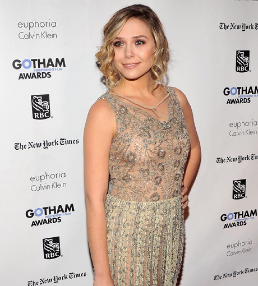 Bezauberte in einer edlen Valentino-Robe: Die 22-jährige Schauspielerin Elizabeth Olsen