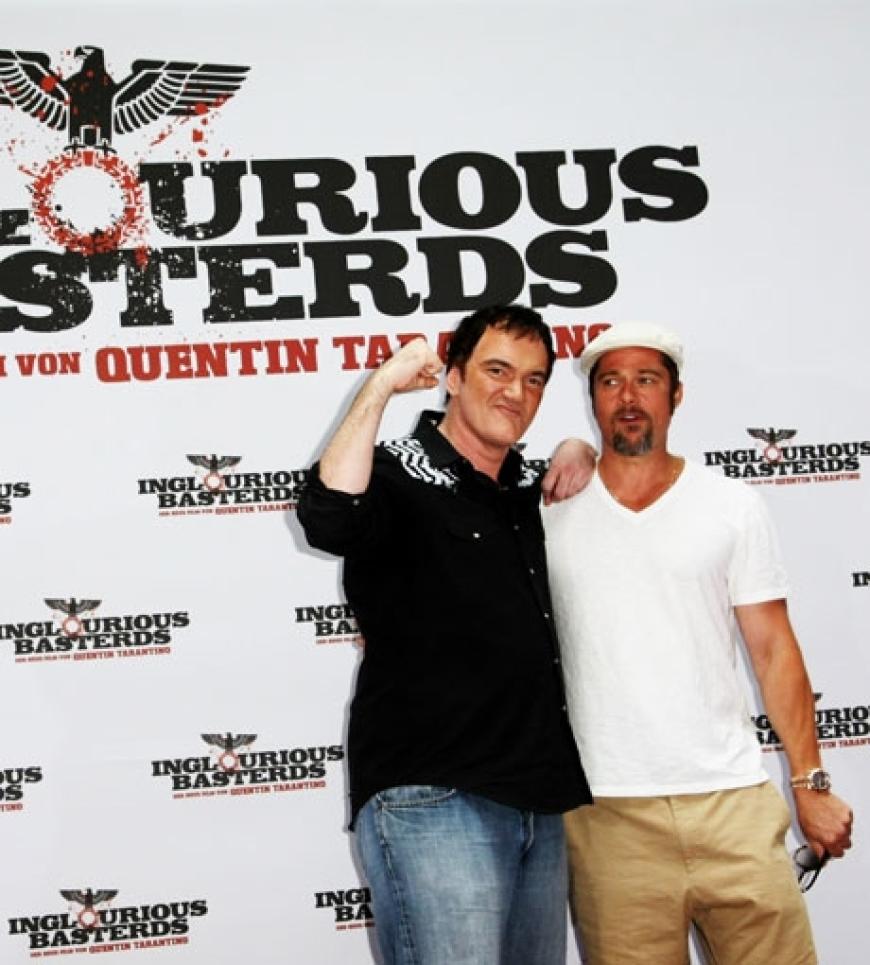 Diese beiden Männer machen den Film berühmt: Quentin Tarantino und Brad Pitt
