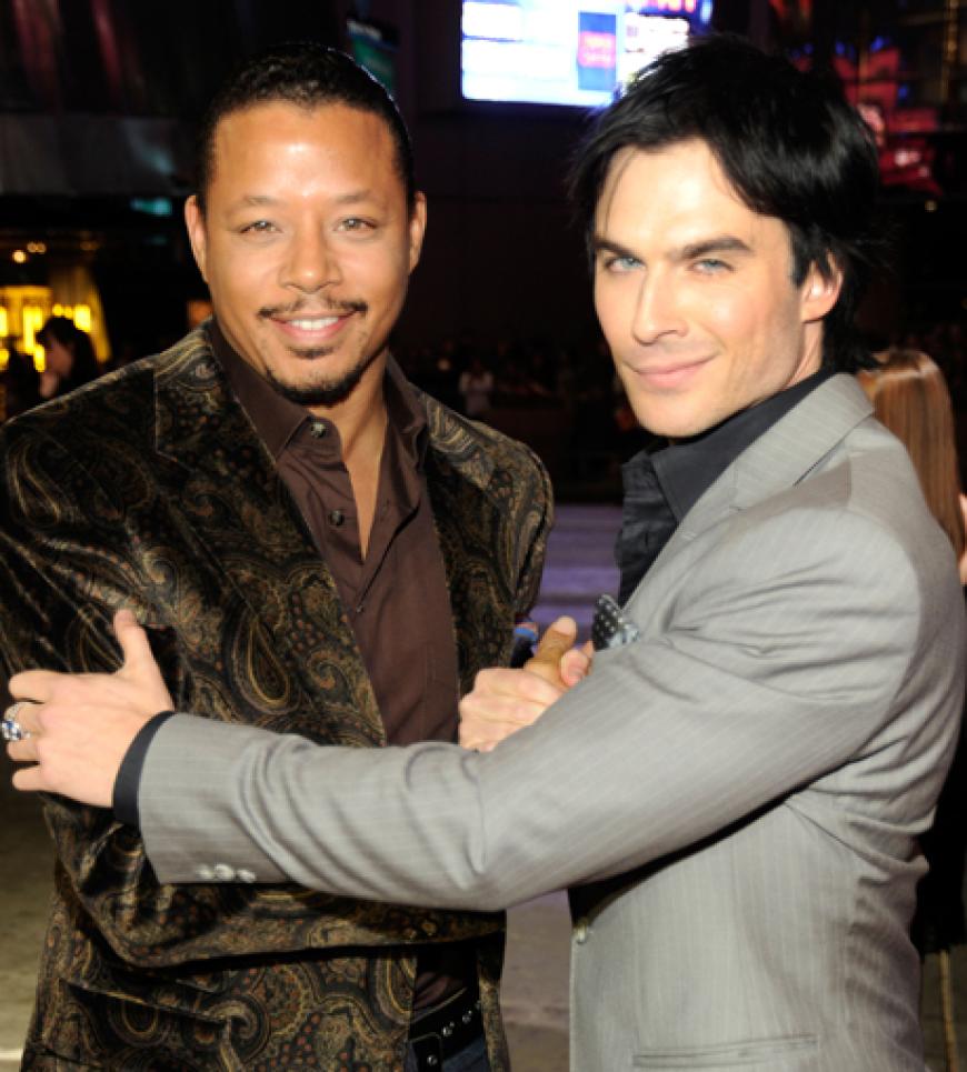 Echte Buddys: Die Schauspieler Terrence Howard und Ian Somerhalder