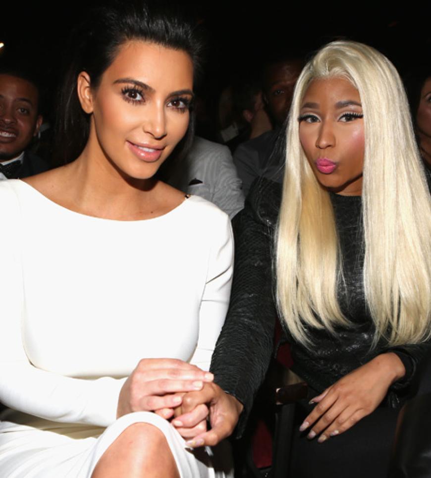BFFs: Kim Kardashian neben Sängerin Nicki Minaj