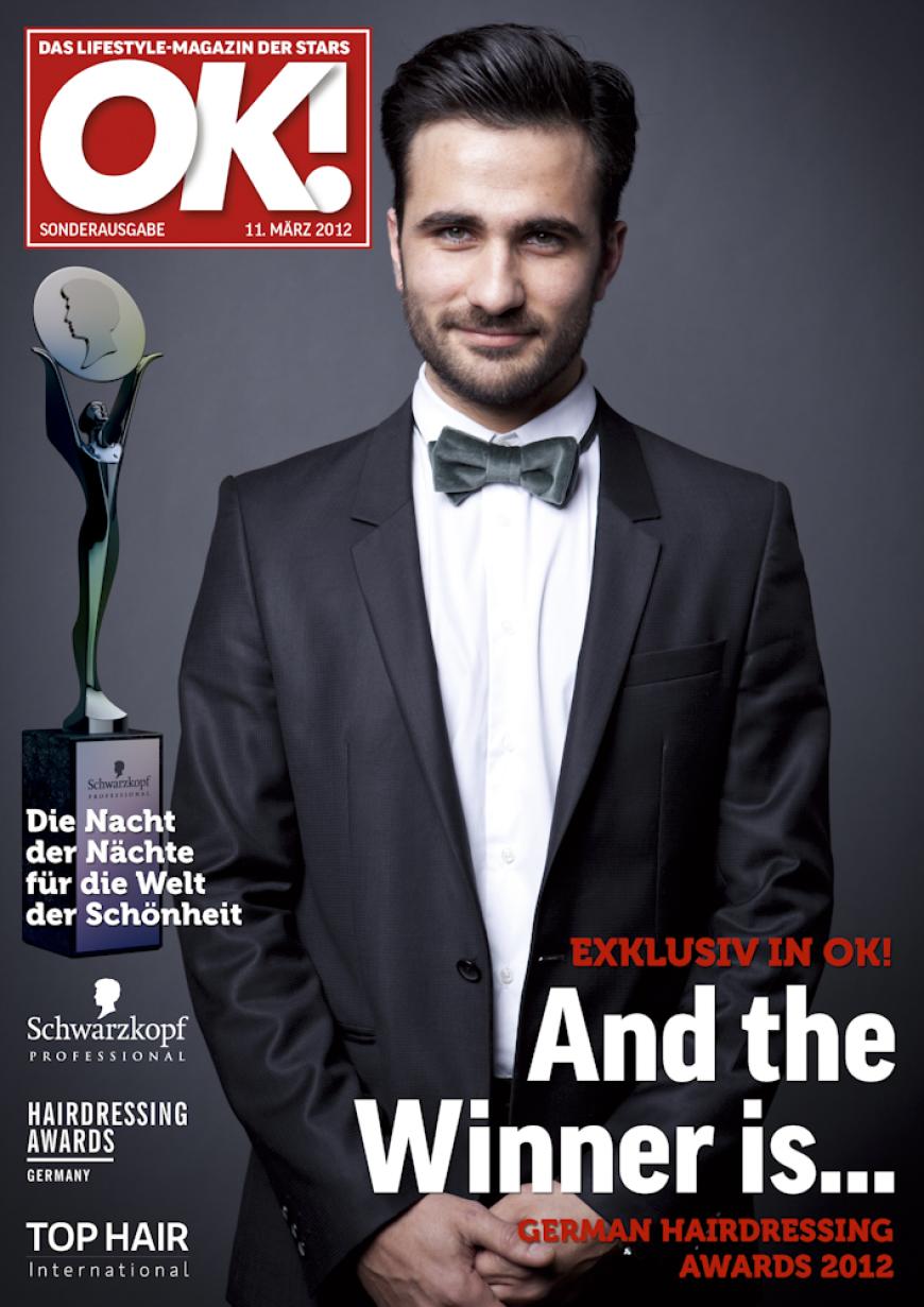 Einmal im Leben das Cover der OK! zieren! Für die Gäste des „German Hairdressing Award 2012“ wurde dieses Traum Wirklichkeit. Jeder Gast des Gala-Abends konnte an einem persönlichen OK! Fotoshooting teilnehmen - und die tollen Ergebnisse sehen Sie hier! Viel Spaß beim Durchklicken!