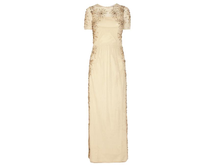 Knöchellanges Kleid mit Paillettenstickerei von Alice Temperley über net-a-porter.com, ca. 735 Euro