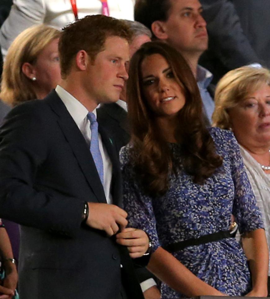 Prinz Harry mit Kate Middleton