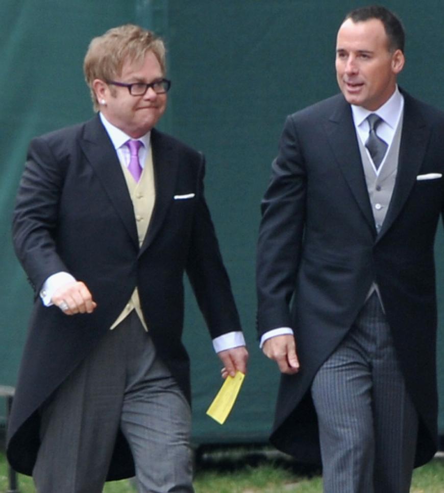 Elton John und David Furnish