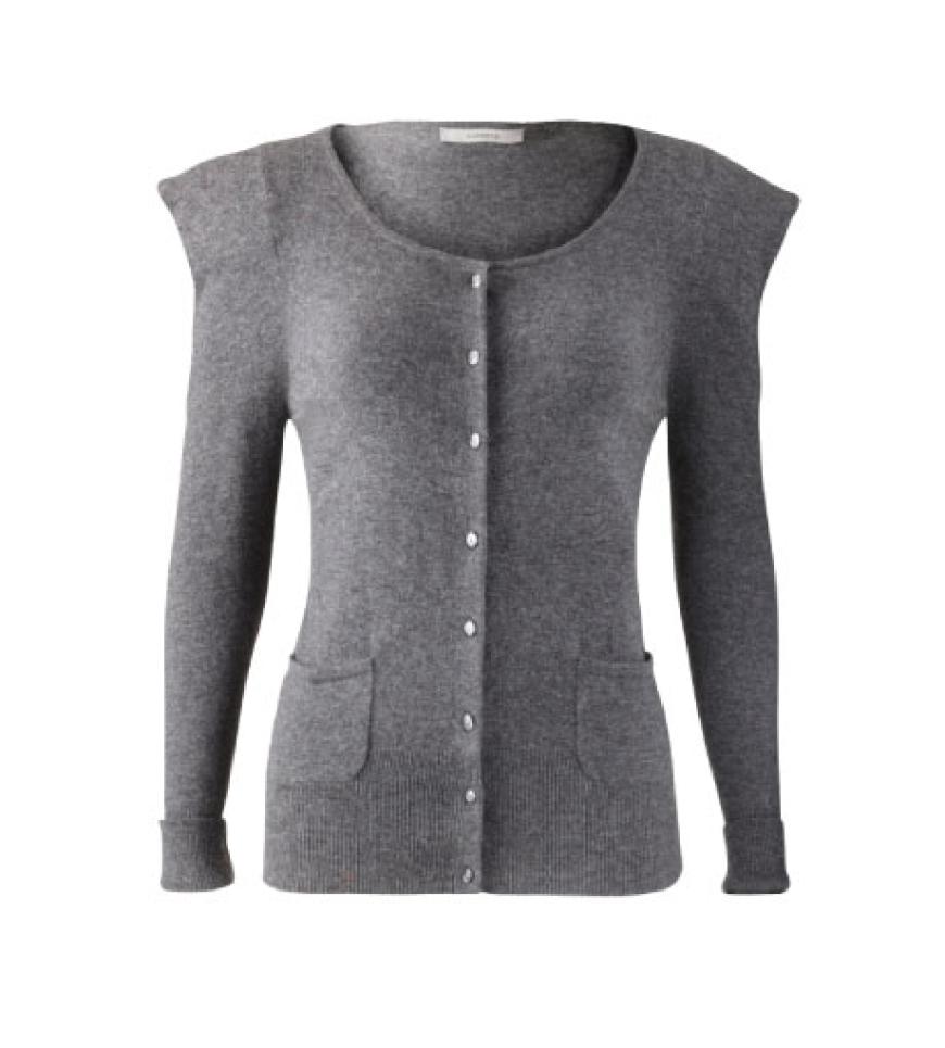 Strickjacke mit spitzen Schultern von Gardeur, ca. 80 Euro