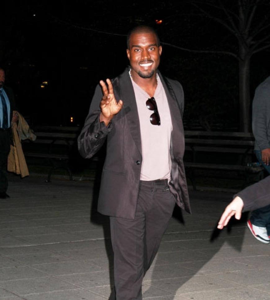 Das täuschte allerdings. Kanye hatte viel Spaß am Abend
