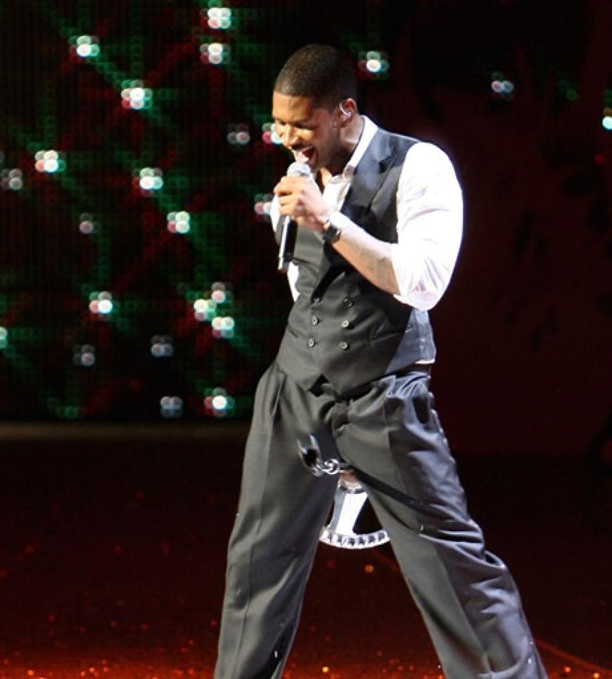 Gaststar Usher sorgte für die musikalische Unterhaltung