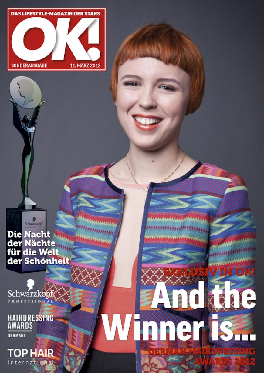 Einmal im Leben das Cover der OK! zieren! Für die Gäste des „German Hairdressing Award 2012“ wurde dieses Traum Wirklichkeit. Jeder Gast des Gala-Abends konnte an einem persönlichen OK! Fotoshooting teilnehmen - und die tollen Ergebnisse sehen Sie hier! Viel Spaß beim Durchklicken!