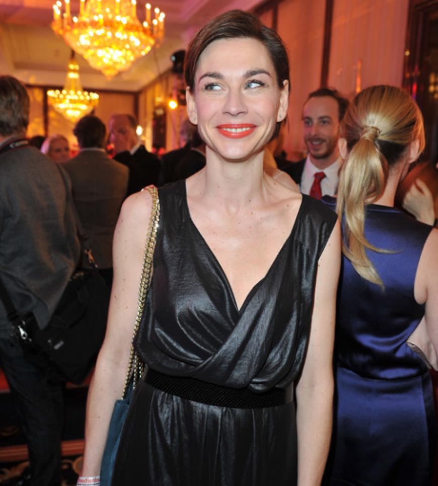 Sehr hager erschien Christiane Paul auf der Berlinale