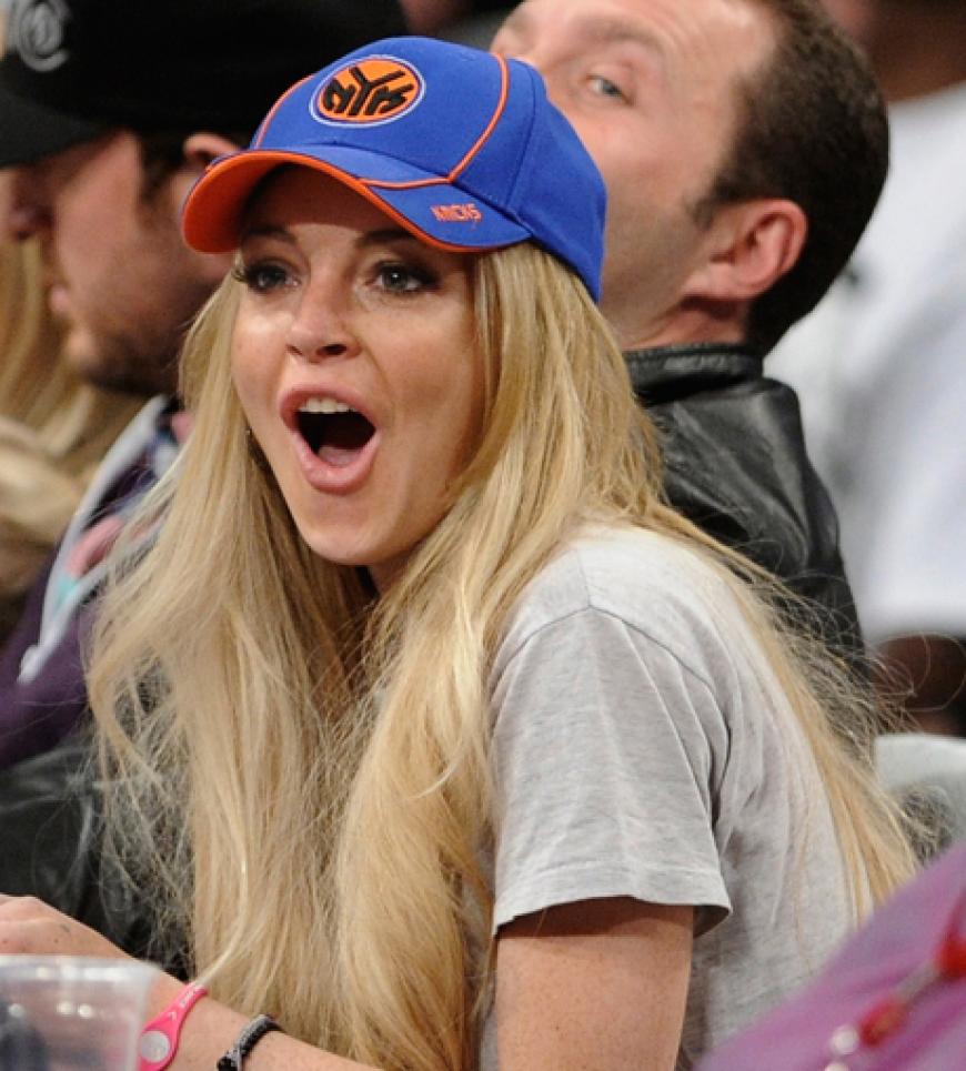 Lindsay Lohan besuchte am Wochenende (09.01.2011) das Spiel der L.A. Lakers gegen die NY Knicks
