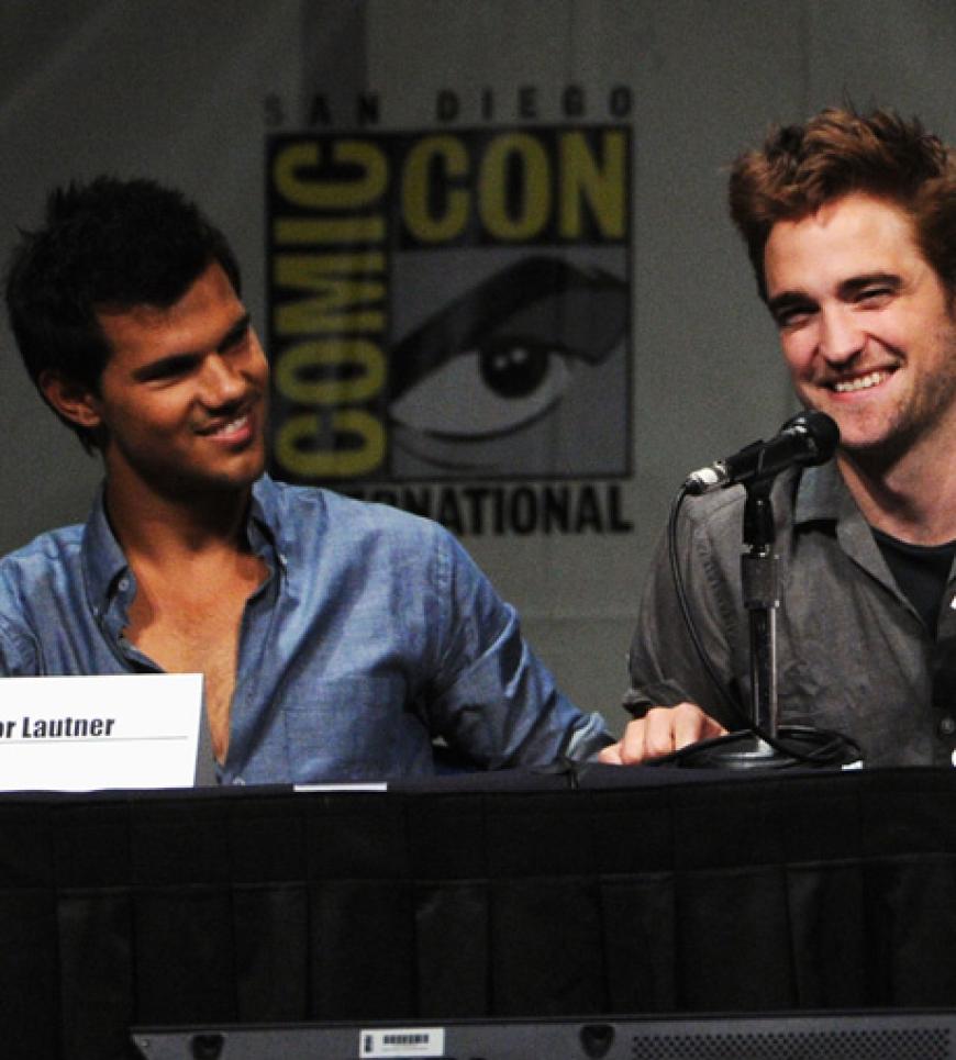 Taylor Lautner und Robert Pattinson hatten gute Laune
