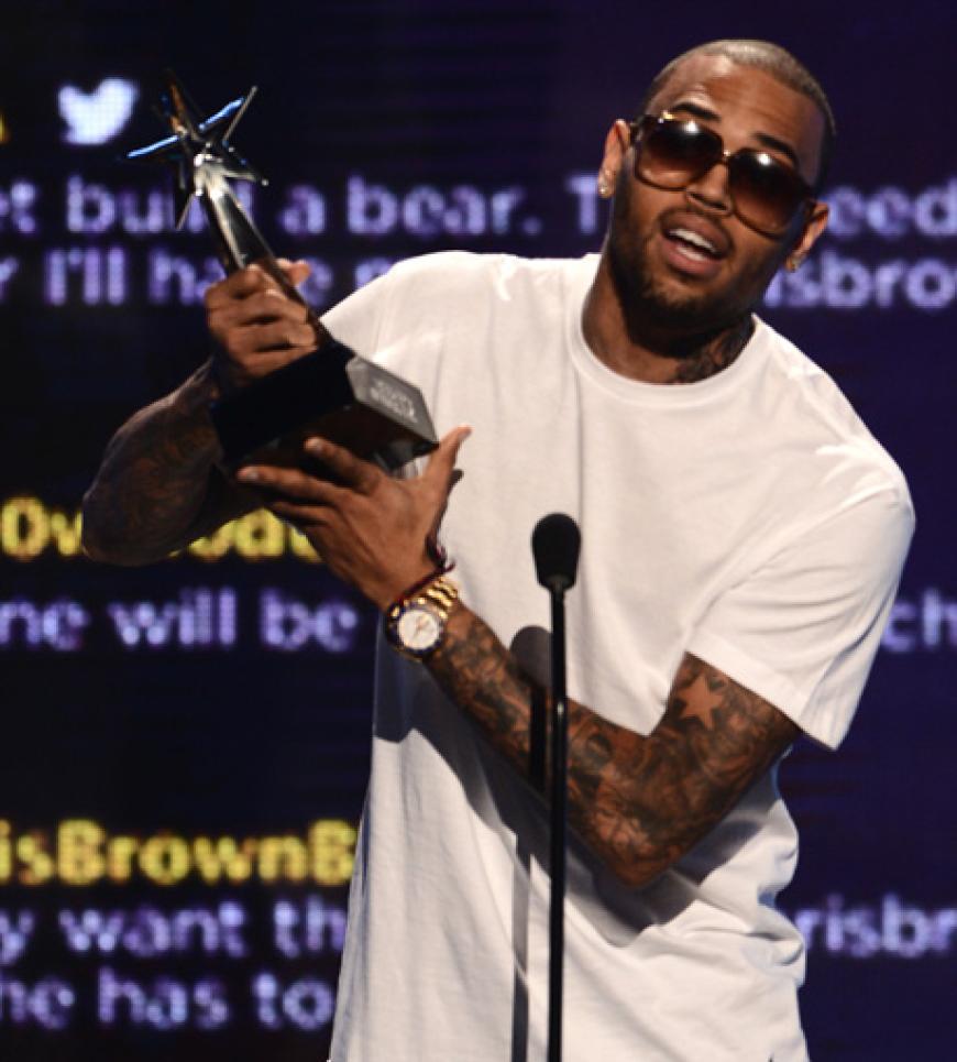 Für Chris Brown gabs dann noch zwei Auszeichnungen: Er wurde zum