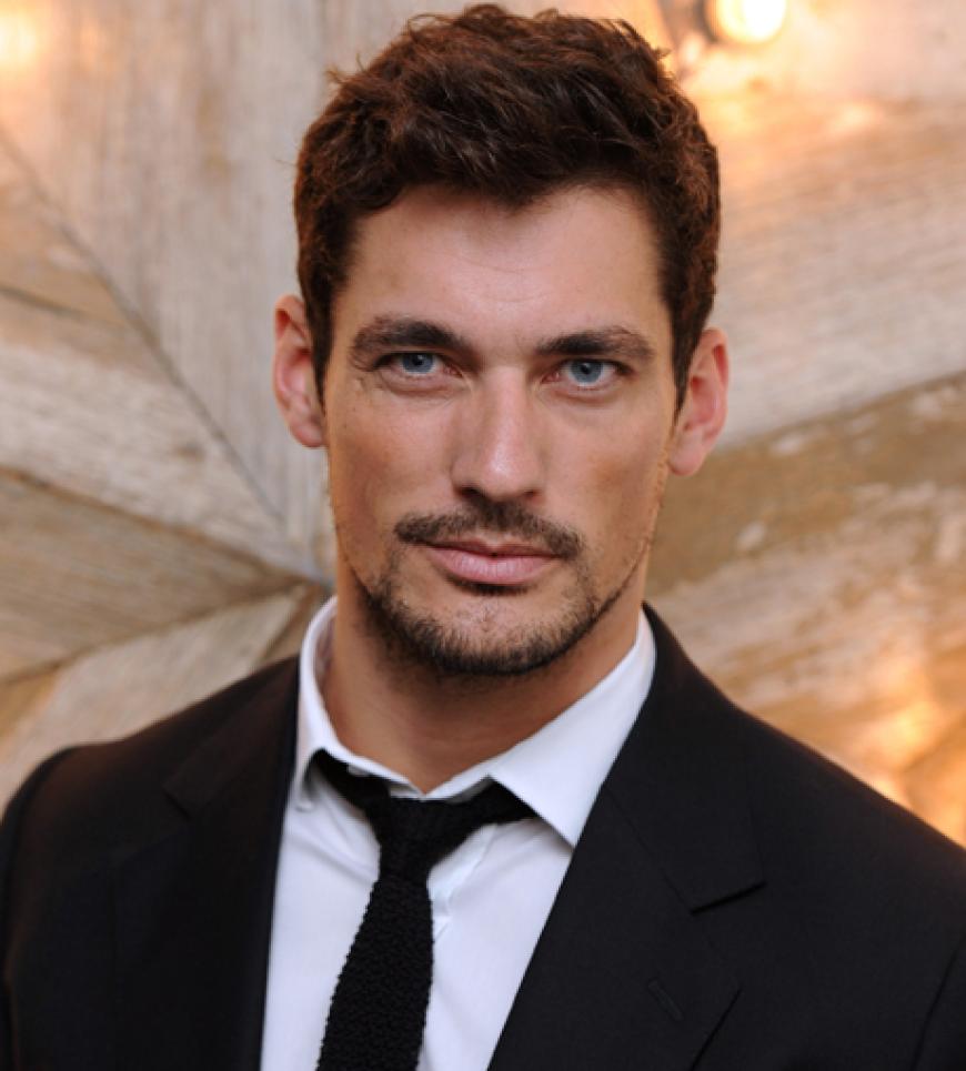 Model David Gandy sorgte für viele Blicke bei den Frauen. Er stand schon für einige Kampagnen des italienischen Modelabels
