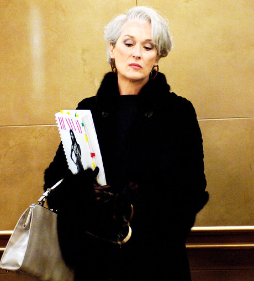Meryl Streep als böser Chef Miranda Priestly