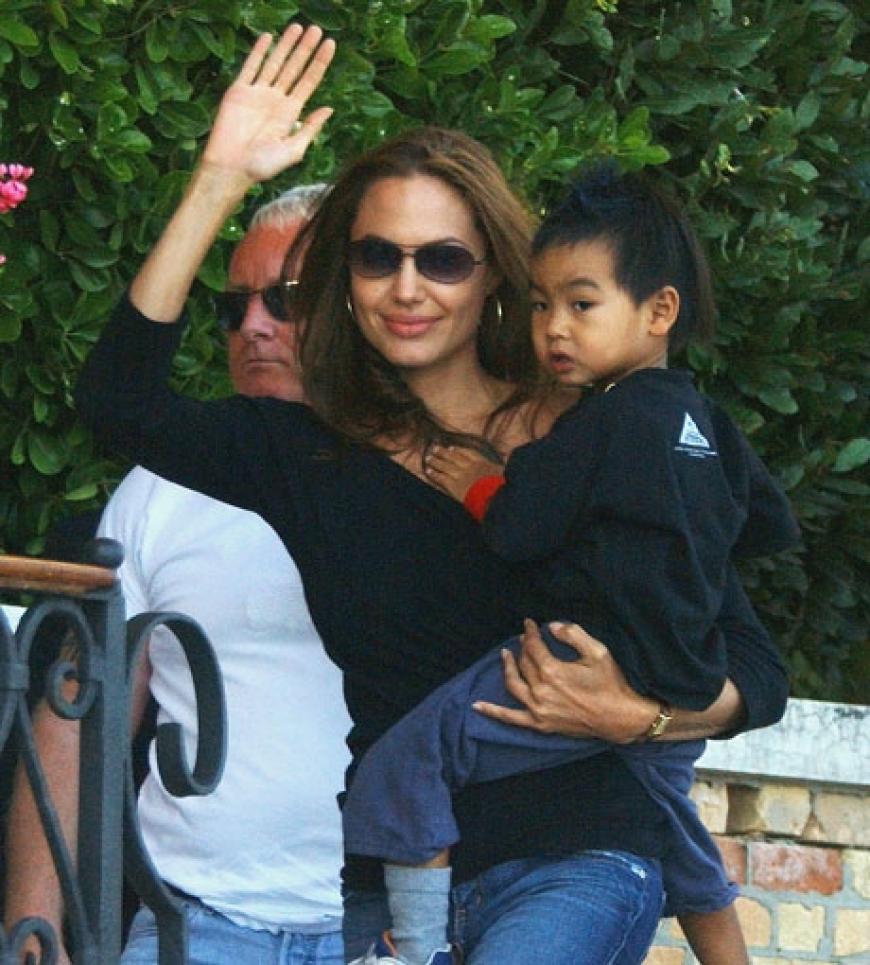 Angelina und ihr kleiner Sohn Maddox