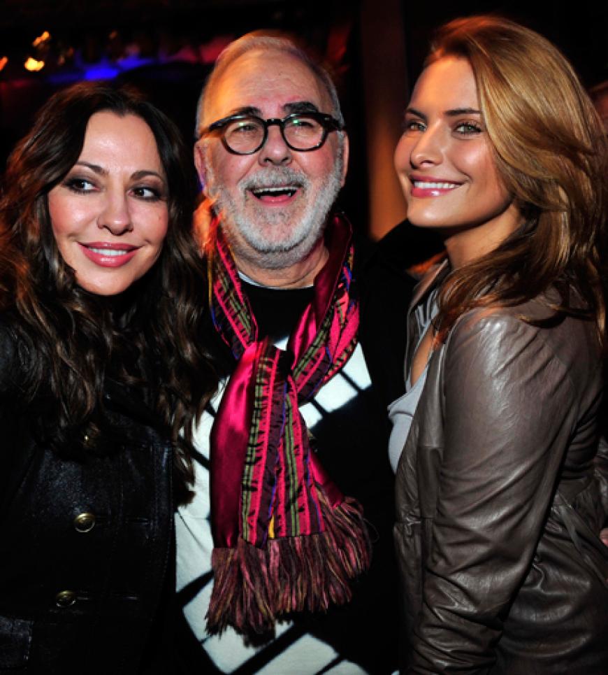 Hahn im Korb: Star-Figaro Udo Walz mit Simone und Sophia Thomalla